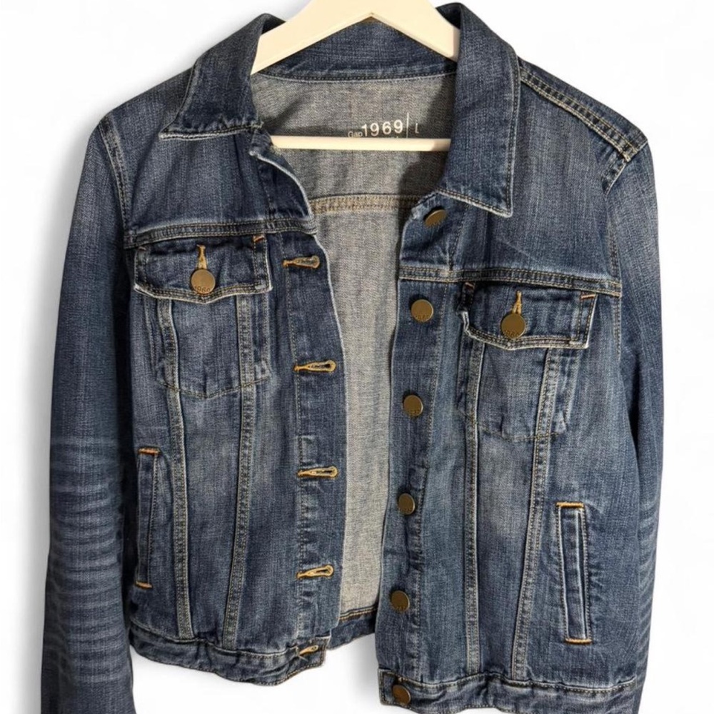 GAP Indigo Blue Denim Jean Jacket